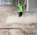 抑塵劑噴灑前后效果對比